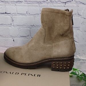 Donald J. Pliner Eryna Suede Stud Boot NIB